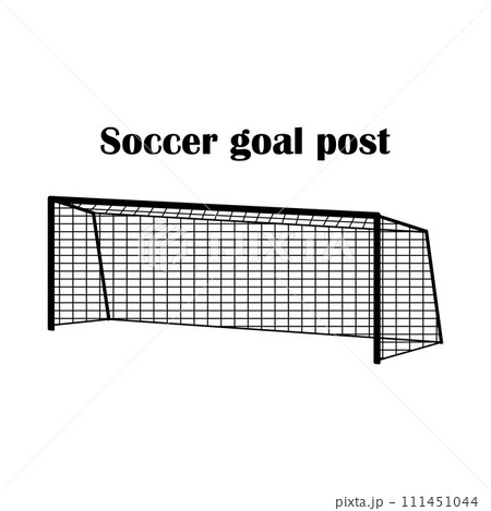 Soccer goal post icon 111451044
