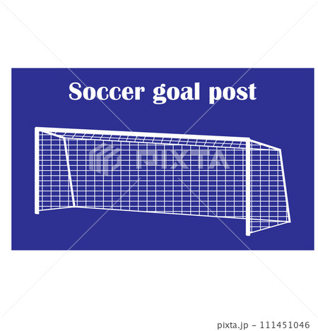 Soccer goal post icon 111451046