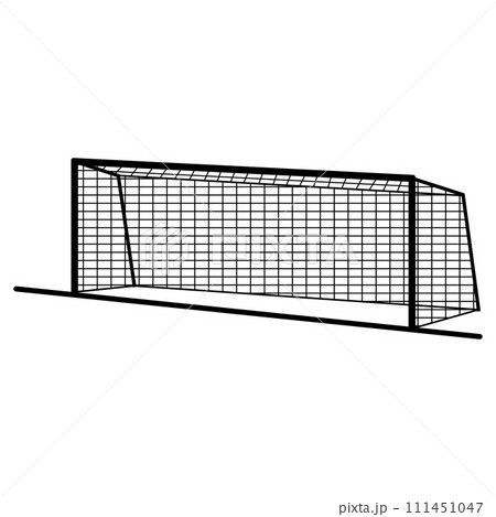 Soccer goal post icon Soccer goal post icon 111451047