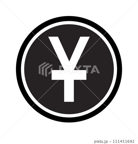 Chinese yuan currency icon Chinese yuan currency icon 111451692