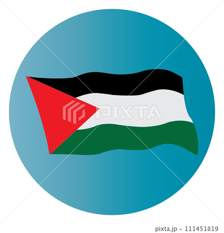 Palestine flag icon 111451819