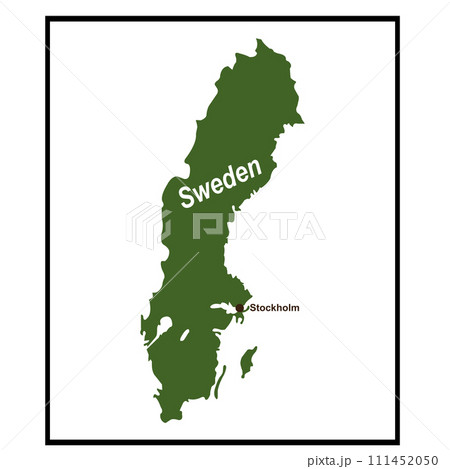 Sweden map icon Sweden map icon 111452050
