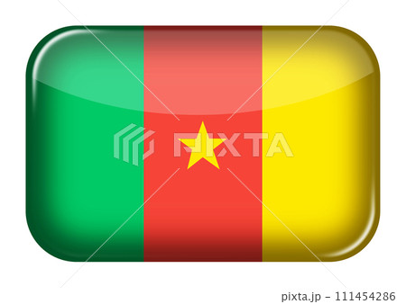 Cameroon web icon rectangle button Cameroon web icon rectangle button 111454286