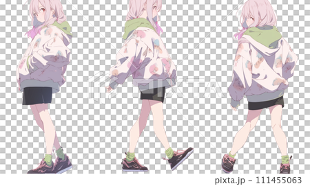 Stance of a woman 111455063