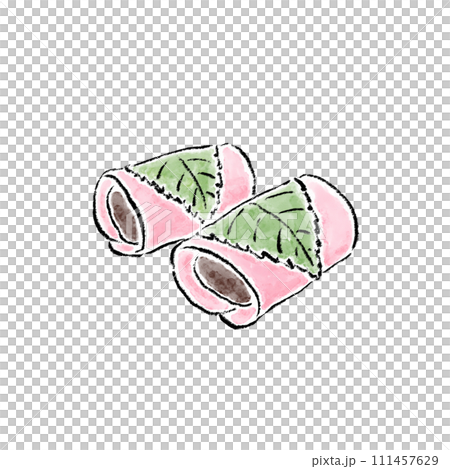 Kanto-style (Chomeiji Temple) Sakuramochi 111457629