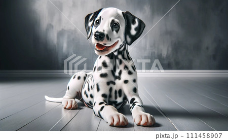可愛いダルメシアンの子犬 111458907
