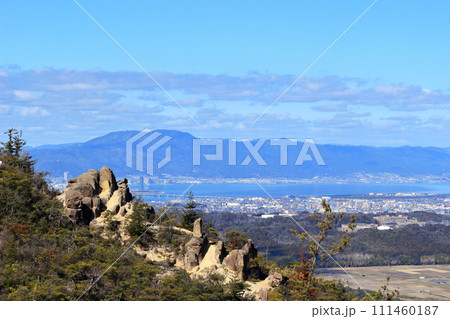 滋賀県　湖南アルプス堂山の奇岩群 111460187