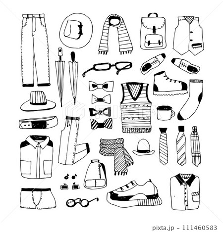 casual men clothing and accessories, hats, shoes. 111460583