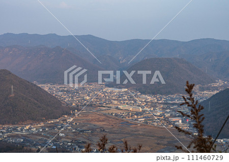 日本の岡山県備前市の片上湾の美しい景色 日本の岡山県備前市の片上湾の美しい景色 111460729