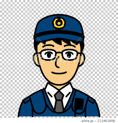 警察官の男性 警察官の男性 111461606