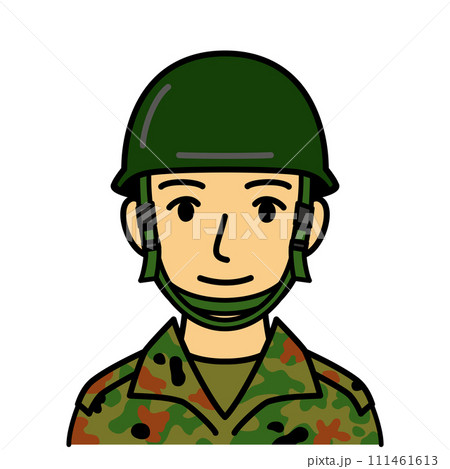自衛官の男性 111461613
