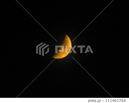 三日月 夜空 三日月 夜空 111461768