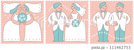 さまざまな結婚のかたち 111462753