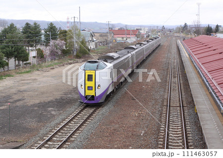 池田駅に到着した特急おおぞら　池田駅　JR池田駅　いけだ　K36　根室本線 111463057