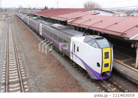 池田駅に到着した特急おおぞら　池田駅　JR池田駅　いけだ　K36　根室本線 111463059