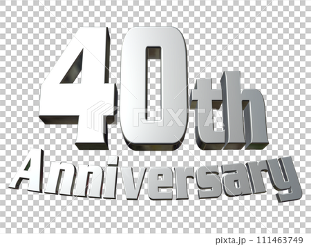 3DCG characters "40th Anniversary/40th Anniversary" Silver, Silver 3DCG characters "40th Anniversary/40th Anniversary" Silver, Silver 111463749
