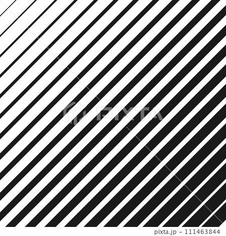 Half tone line pattern. Faded halftone black lines. Fading gradient background. Diagonal abstract geometric texture with parallel stripes. Gradient pattern. Vector illustration on white background 111463844