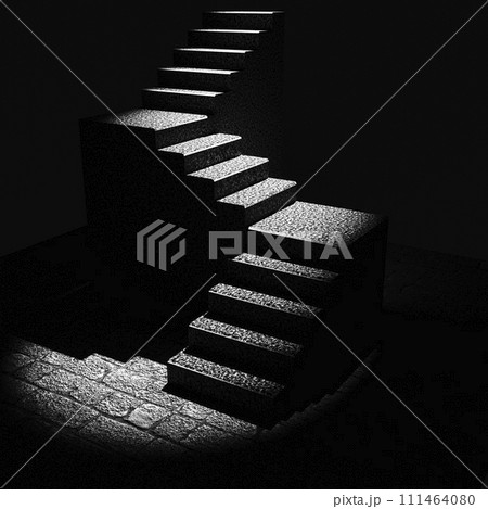 Stone staircase at night Stone staircase at night 111464080