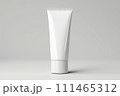 Blank white cosmetic tube mockup .generative AI 111465312