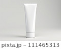 Blank white cosmetic tube mockup .generative AI 111465313