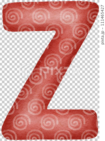 English letters for decoration, Valentine pattern	 111465427