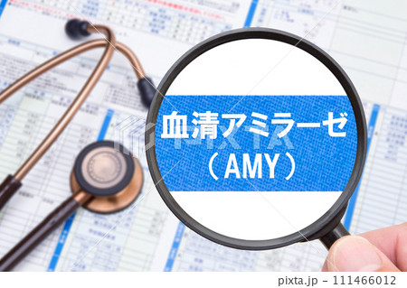 血清アミラーゼ(AMY) 医療イメージ 血清アミラーゼ(AMY) 医療イメージ 111466012