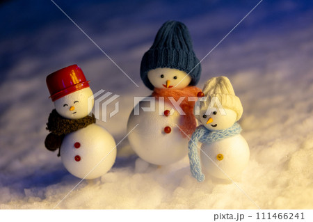 夜の雪だるま　ファミリー 111466241
