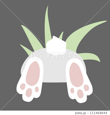 Bunny Foot and Tail in Grass. Vector Flat Rabbit in hole, Cartoon celebration Greeting card illustration. Cute Animal Bottom Holiday Isolated Design art. Eggs Hunt Template, Traditional Easter Symbol Bunny Foot and Tail in Grass. Vector Flat Rabbit in hole, Cartoon celebration Greeting card illustration. Cute Animal Bottom Holiday Isolated Design art. Eggs Hunt Template, Traditional Easter Symbol 111468644