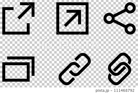 External link icon set black External link icon set black 111468792