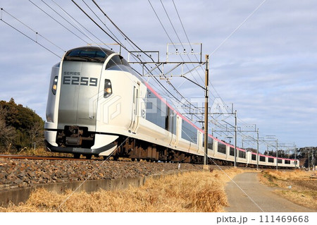 【JR東日本】E259系「成田エクスプレス」〜新デザイン〜（総武本線：佐倉〜物井） 111469668