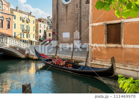 Gondola in the parking lot 111469970