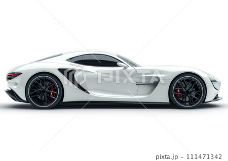 sports car on a white background 111471342