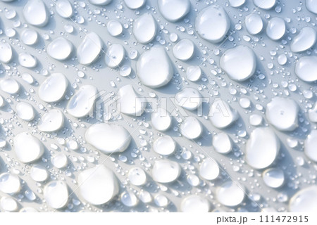 モーターサイクル　水滴のマクロ撮影　洗車＆撥水コーティング 111472915