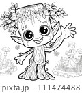 異世界キャラクターの塗り絵 111474488
