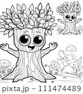 異世界キャラクターの塗り絵 111474489