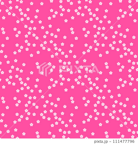 背景パターン素材　桜のシンボル（B_1_4） 111477796
