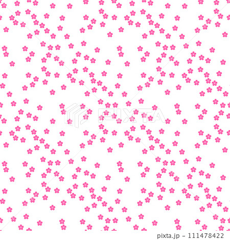 背景パターン素材　桜のシンボル（B_2_4） 111478422