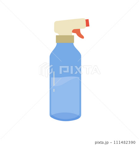 Sprinkler for garden, bottle with liquid, water, vector illustration on white background Sprinkler for garden, bottle with liquid, water, vector illustration on white background 111482390