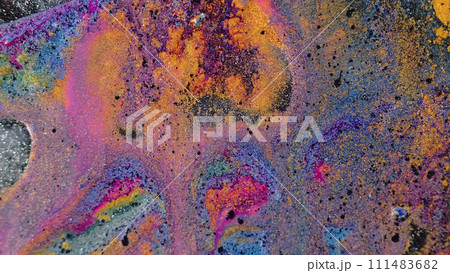 Abstract background glitter dye colorful wave Abstract background glitter dye colorful wave 111483682