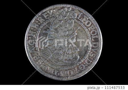 old vintage silver medieval taller coin 111487533