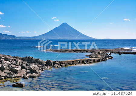 【番所鼻自然公園より開聞岳】 鹿児島県南九州市頴娃町別府 111487624