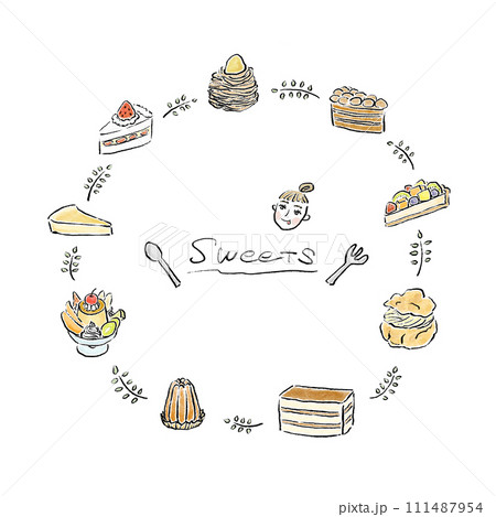 スイーツセット 111487954