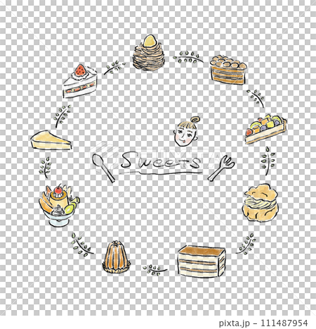 スイーツセット 111487954