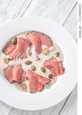Portion of Vitello tonnato 111488085