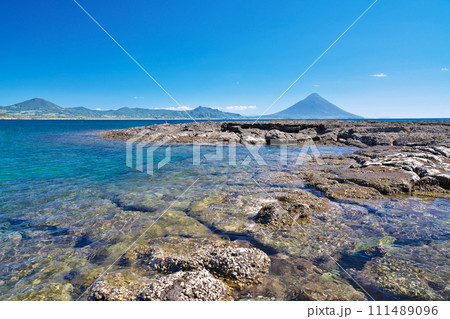 【番所鼻自然公園より開聞岳】 鹿児島県南九州市頴娃町別府 111489096