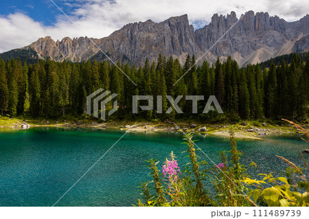 wonderful colors of Lake Carezza wonderful colors of Lake Carezza 111489739