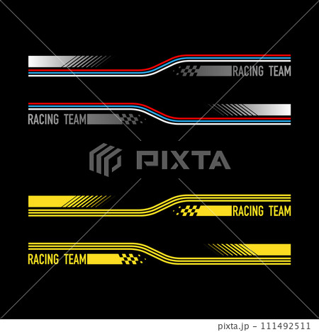 Checkered flag racing strips 111492511
