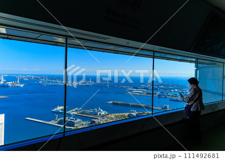 神奈川県　横浜市　横浜ランドマークタワー（69階展望フロア） 111492681