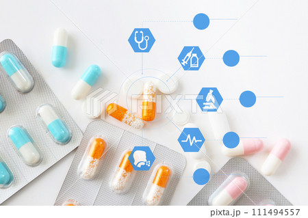 医療・研究コンセプト　医薬品 111494557