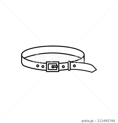 Belt icon illustration isolated vector sign symbol 111495748